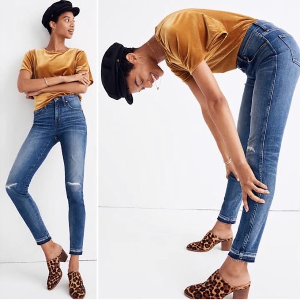 Madewell 9” high-rise skinny jeans